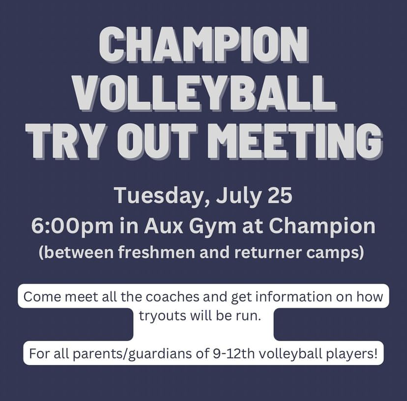 CHS Volleyball Meeting